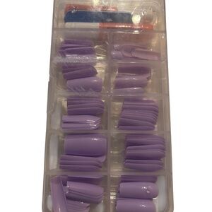 100 Piece Purple Colored Nails